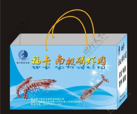 南极磷虾手提袋图片