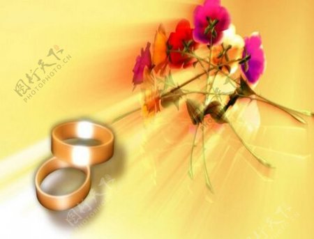 金黄色尊贵的结婚礼视频素材