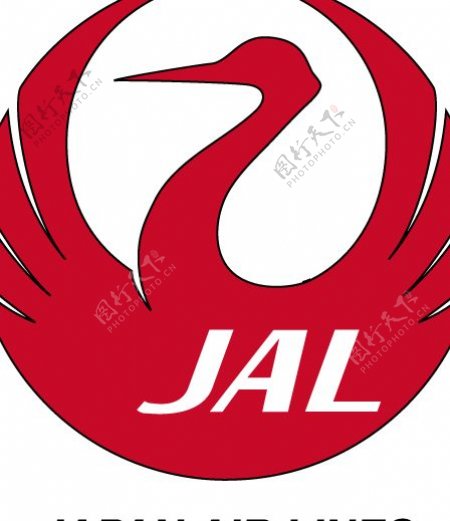 JapanAirLineslogo设计欣赏日本航空公司标志设计欣赏
