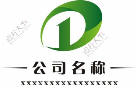时尚环保绿色化工D字母logo设计