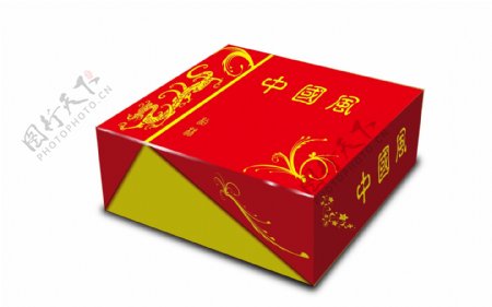 中国风蛋糕包装大礼盒图片