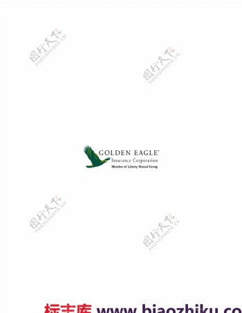 GoldenEaglelogo设计欣赏GoldenEagle保险公司LOGO下载标志设计欣赏