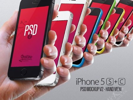 iPhone5s5c模型PSD素材