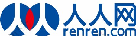人人网renren.com矢量标志