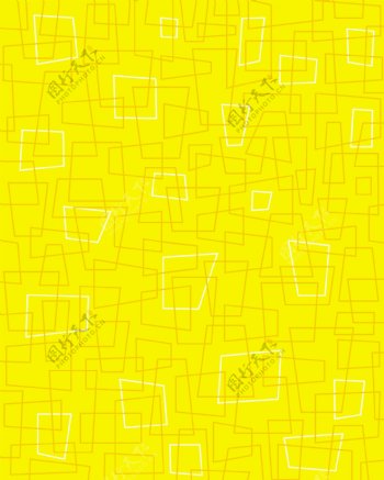 黄色几何图形布料印花
