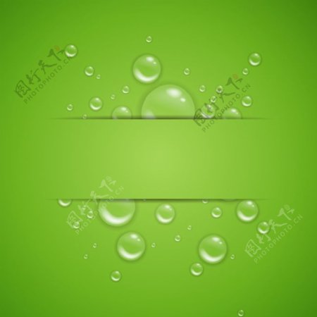 绿色气泡背景矢量素材