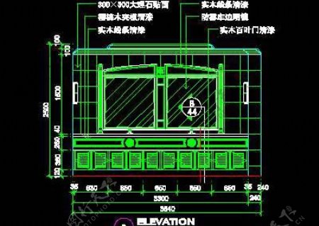 总统套房宾馆实例cad详图素材30