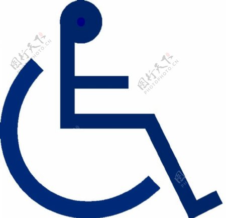 轮椅标志剪辑艺术2