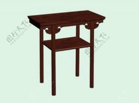 中式桌子3d模型桌子3d模型59