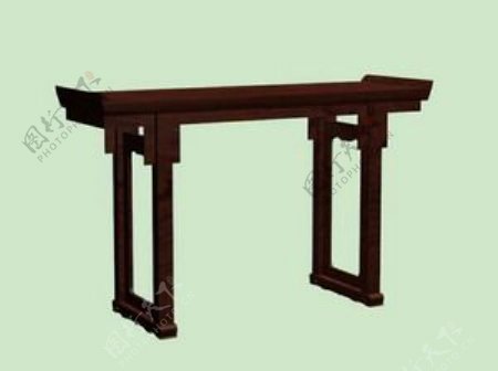 中式桌子3d模型家具图片61