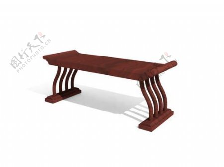 中式桌子3d模型家具3d模型18