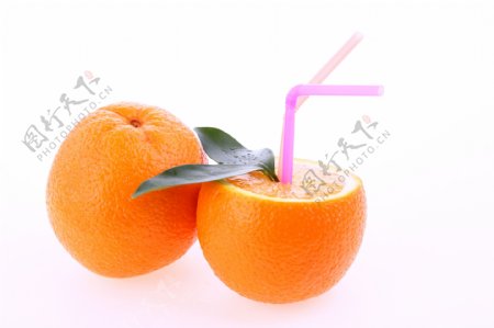 橙子果肉图片