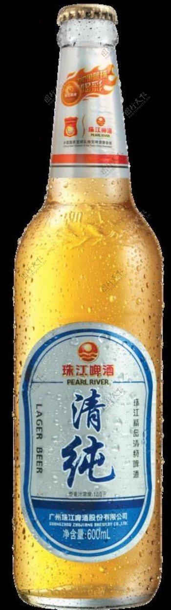 珠江清纯啤酒图片