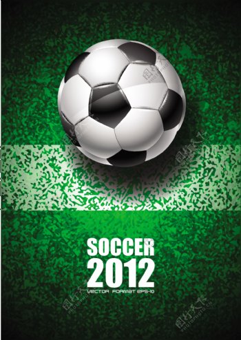 2012足球海报矢量素材04