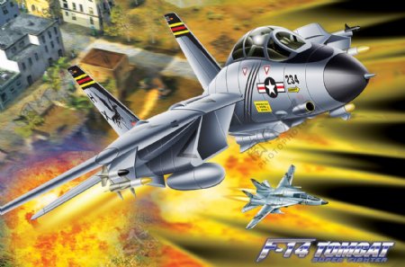 f14雄猫战斗机海报图片