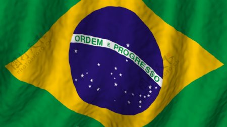 巴西国旗运动背景视频免费下载