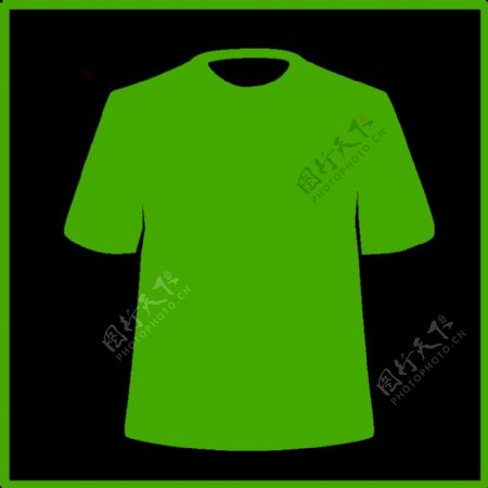 生态绿色服装的图标