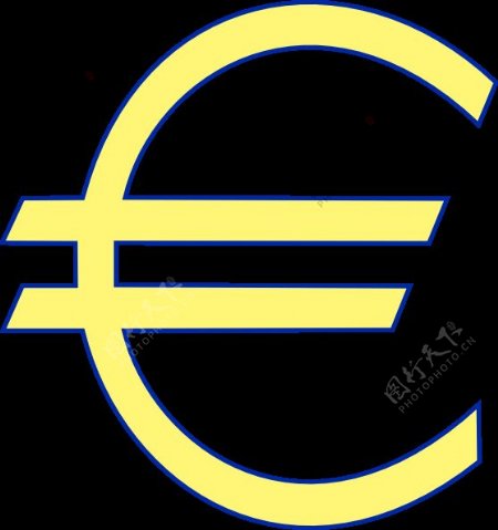 货币的欧元符号剪贴画