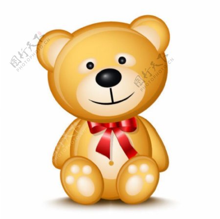 泰迪熊01矢量素材