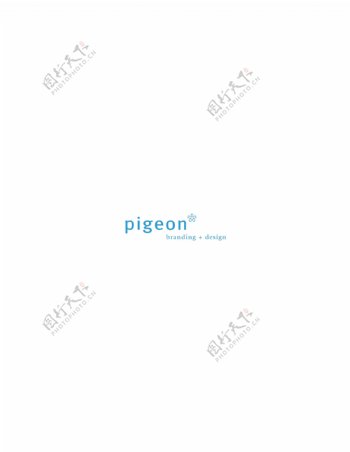 Pigeonlogo设计欣赏Pigeon广告公司LOGO下载标志设计欣赏