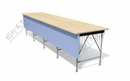 室内家具之办公桌0113D模型