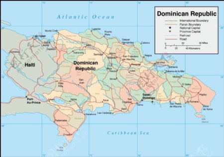 多米尼加共和国版图