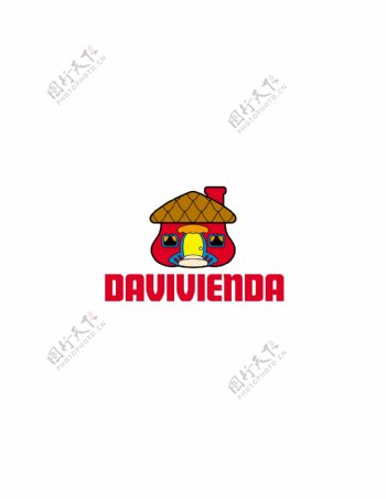Daviviendaverticallogo设计欣赏Daviviendavertical金融机构标志下载标志设计欣赏