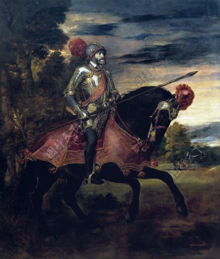 马背上的carlosv皇帝图片