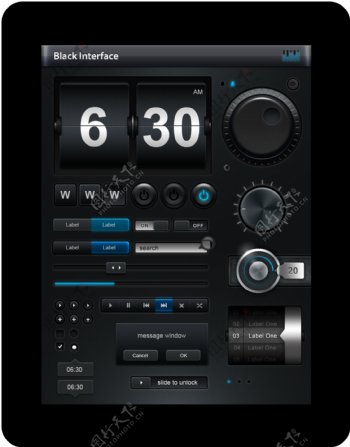 黑片专业版元素集PSD