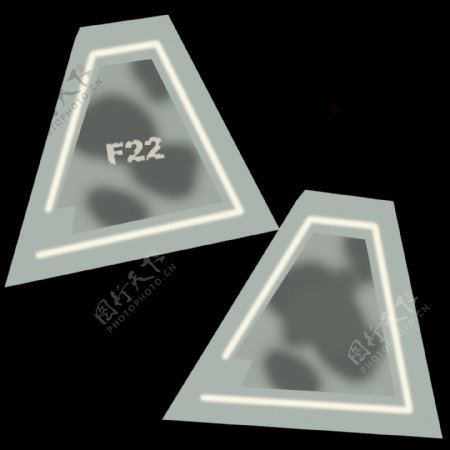 F22战斗机的三维模型图