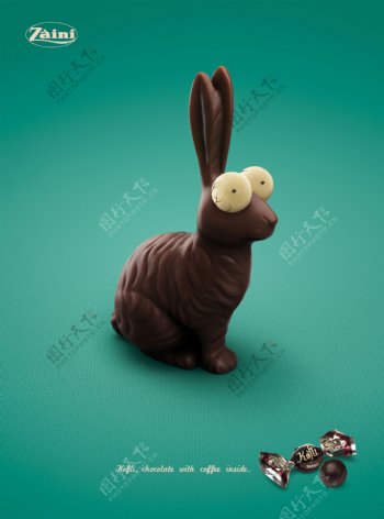zaini糖果公司巧克力兔图片