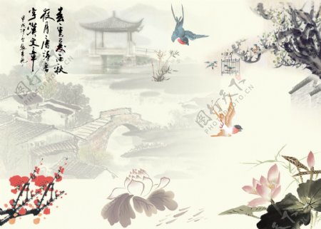 中国古典画图片