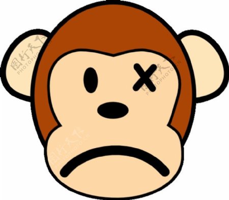 愤怒的猴子剪贴画