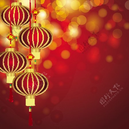 中国风春节灯笼