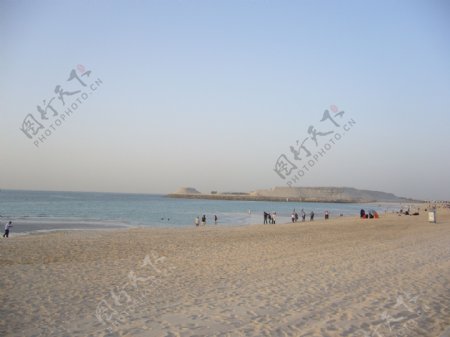 迪拜漂亮海滩图片