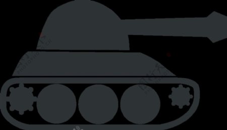 漫画黑色的坦克