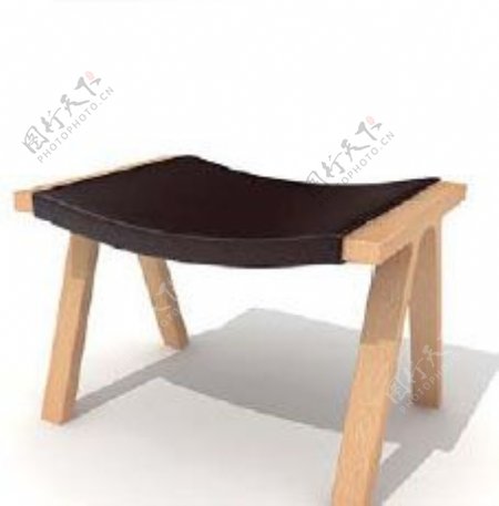现代凳子3d模型家具模型3
