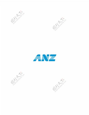 ANZlogo设计欣赏ANZ国际银行标志下载标志设计欣赏