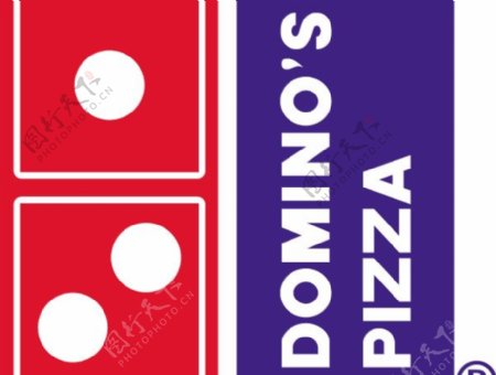 DominosPizzalogo设计欣赏达美乐比萨标志设计欣赏