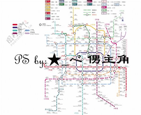 2011北京地铁及未来规划图片