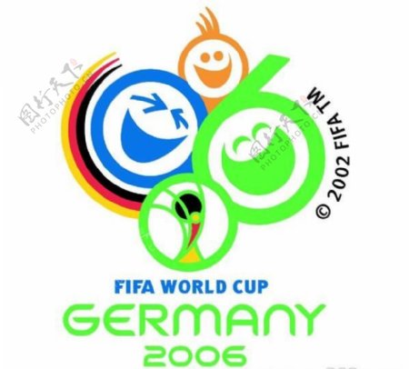 矢量2006德国世界杯足球赛标志
