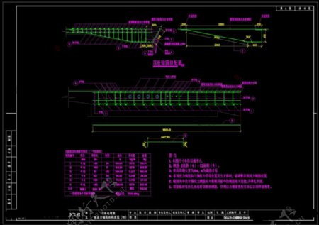 锚固块构造图CAD图纸
