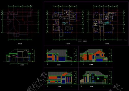 别墅设计方案图纸CAD图纸