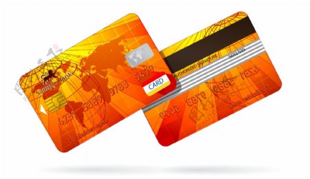 信用卡银行卡矢量素材