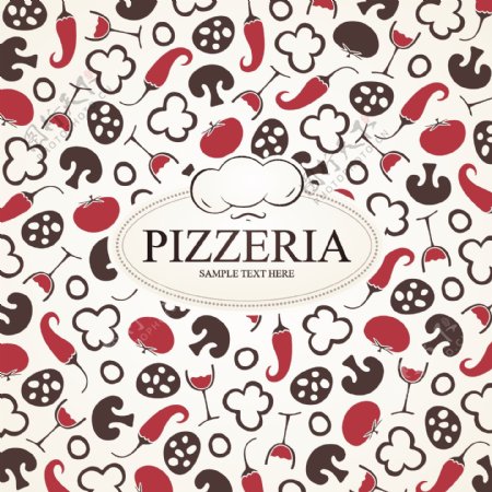 披萨菜单封面设计图片