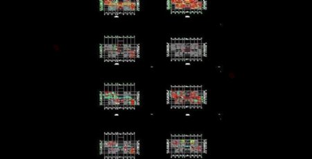 江苏省二层宿舍楼电气设计平面图