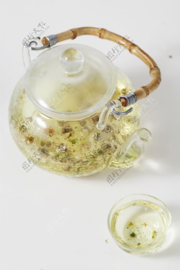 菊花茶茶叶图片