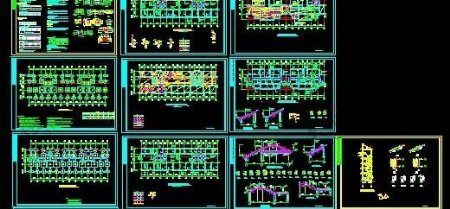 六层带阁楼住宅楼结构施工图