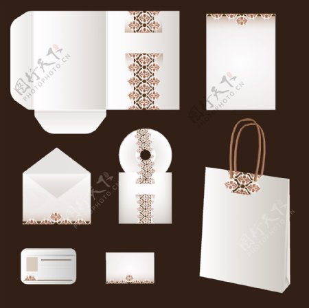 白色购物袋VI设计