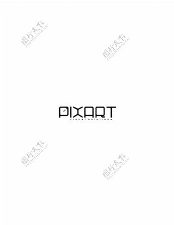 Pixartlogo设计欣赏Pixart广告公司LOGO下载标志设计欣赏